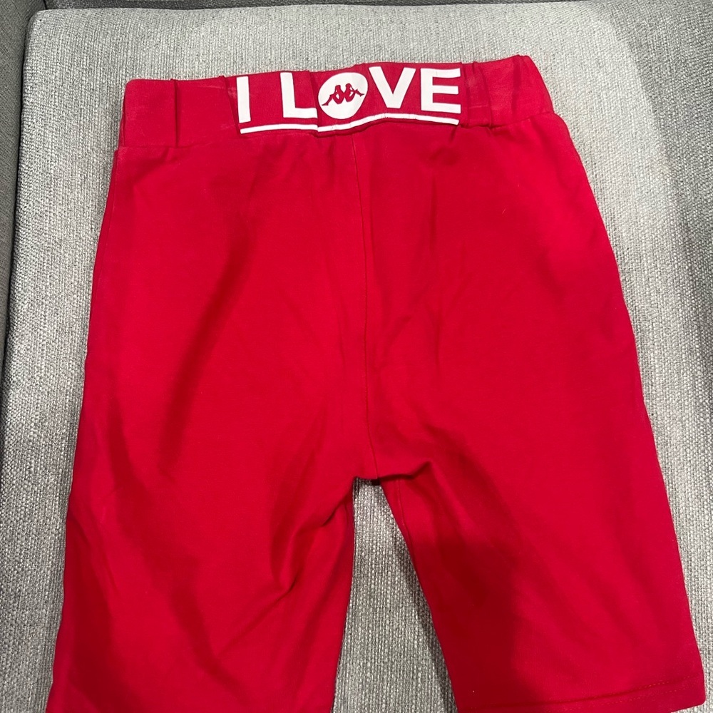 Red Kappa shorts